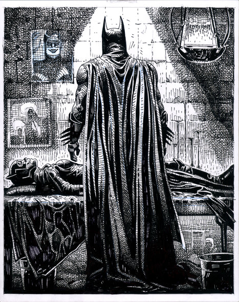 Batman Morgue (11x14) (Print Series)